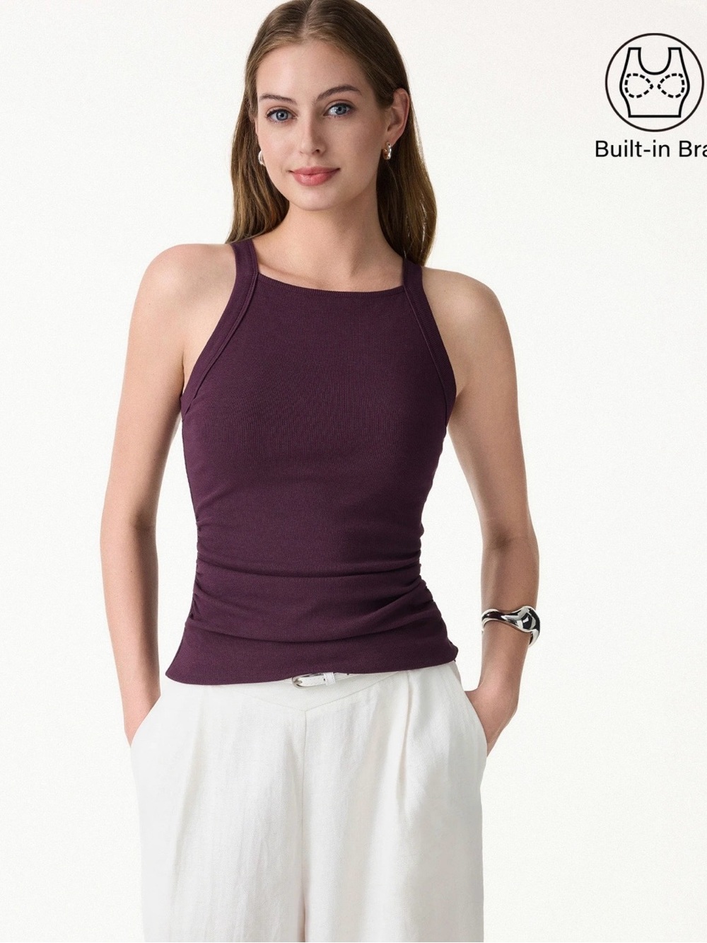 OGL SQUARE RIBBED TANK NWT